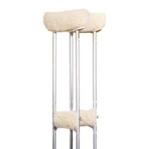 Essential Medical Sheepette Premium Protectors Crutch Covers - 2.0 Each