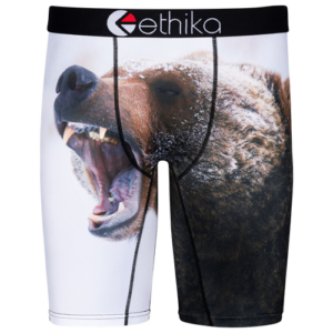 Ethika Mens Ethika Graphic Briefs - Mens Brown/Brown Size S