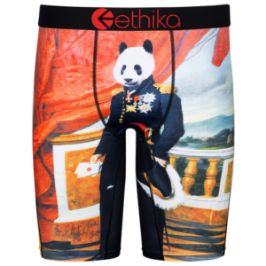 Ethika Mens Ethika Graphic Briefs - Mens Red/Yellow/Black Size L