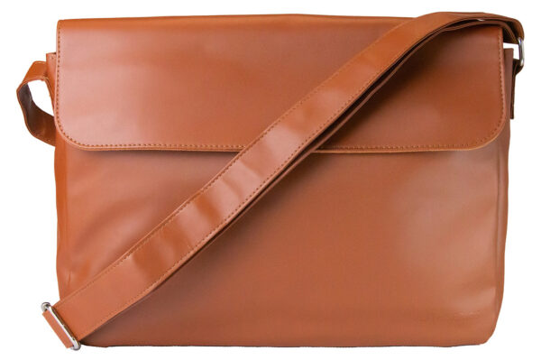 Eton Brown PU Faux Leather Fabric Satchel Carrying Case For Elite Field Radio