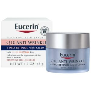 Eucerin Q10 Anti-Wrinkle Night Cream + Pro-Retinol - 1.7 oz