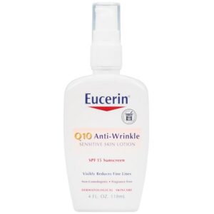 Eucerin Q10 Anti-Wrinkle Sensitive Skin Lotion SPF 15 - 4.0 oz