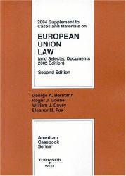 European Union Law - 2004 Supplement