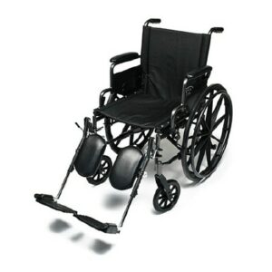 Everest & Jennings Traveler Lightweight Wheelchair with Flip Back Desk Arm & Elevate Leg Rests 18 x 16 - 1.0 Each