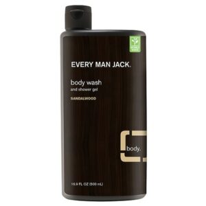 Every Man Jack Body Wash and Shower Gel Sandalwood - 16.9 fl oz