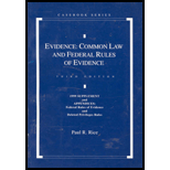 Evidence : Common Law and Federal Rules of Evidence, 1999 Supplement