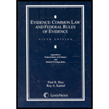 Evidence : Common Law and Federal Rules of Evidence - Supplement