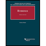 Evidence: Federal Rules of Evidence 2017-2018 Statutory and Case Supplement