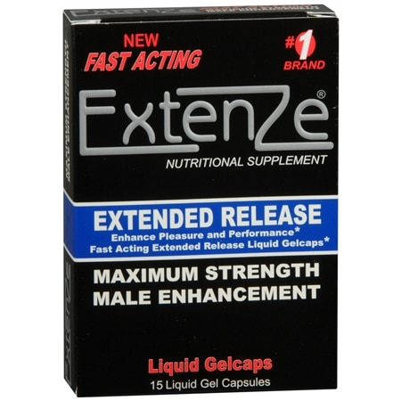 Extenze Extended Release Male Enhancement Supplement - 15.0 ea