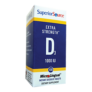Extra Strength Vitamin D3 - 1,000 IU (100 Dissolving Tablets)