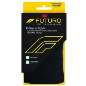 FUTURO Pattern Tights Black - 1.0 ea