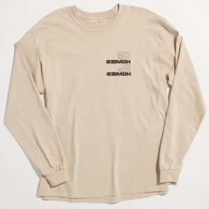 Fake Decent Mens Fake Decent Homie Longsleeve T-Shirt - Mens Beige/Black Size XL