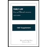 Family Law : Cases and Materials, 1997 Supplement