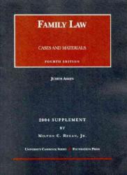 Family Law : Cases and Materials - 2004 Supplement