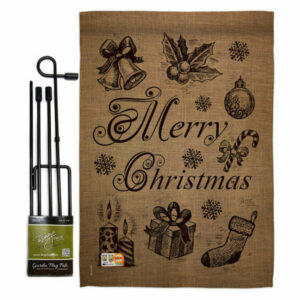 Favorite Things Winter Christmas Garden Flag Set