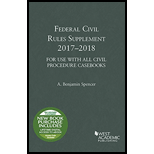 Federal Civil Rules Supplement, 2017-18 - With Access