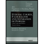 Federal Courts, Federalism and Separation of Powers, Cases and Materials - 11 Supplement