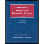 Federal Courts and Law of Federal States Relations, 2001 Supplement