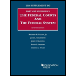 Federal Courts and the Federal System - 2016 Supplement