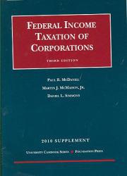 Federal Income Taxation of Corp-10 Supplement