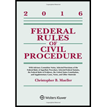 Federal Rules of Civil Procedure, 2016 Statutory Supplement