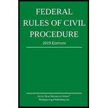 Federal Rules of Civil Procedure; 2019 Edition: With Statutory Supplement