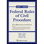 Federal Rules of Civilization Procedures 2017-18 - Supplement