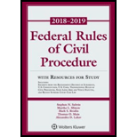 Federal Rules of Civilization Procedures 2018-19 - Supplement