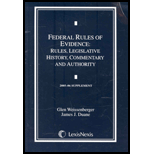 Federal Rules of Evidence 2005-2006 Supplement