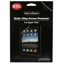 Fellowes WriteRight Body Glove Clear Screen Protectors for Apple iPad - 2 Pack