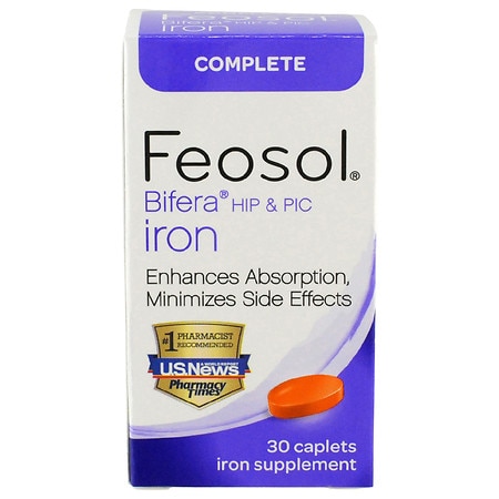 Feosol Bifera HIP & PIC Iron Supplement, Complete - 30.0 ea