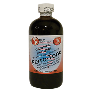 Ferro-Tone - Liquid Iron & Herbs in Raisin Juice Concentrate Plus Vitamins (16 Fluid Ounces)