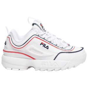 Fila Boys Fila Disruptor 2 Contrast Piping - Boys' Grade School Shoes White/Red/Navy Size 06.5