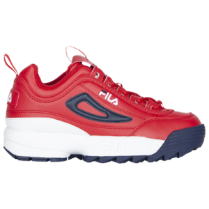 Fila Boys Fila Disruptor II - Boys' Grade School Shoes Red/Navy/White Size 04.5