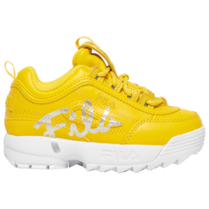 Fila Boys Fila Disruptor II - Boys' Infant Shoes Yellow/White/Gray Size 08.0