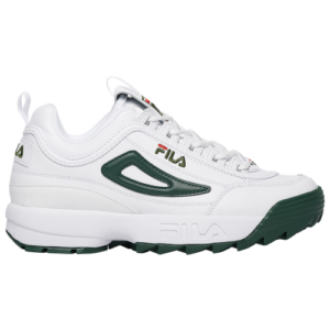 Fila Mens Fila Disruptor II - Mens Training Shoes White/Sycamore/Red Size 11.5