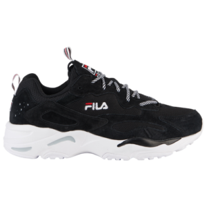 Fila Mens Fila Ray Tracer - Mens Shoes Black/White/Red Size 12.0