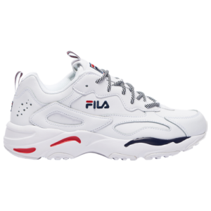 Fila Mens Fila Ray Tracer - Mens Shoes White/Navy/Red Size 11.5