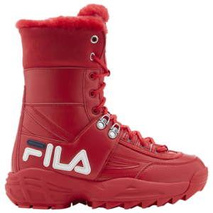 Fila Womens Fila Disruptor Boot II - Womens Shoes Red/Red/White Size 08.0