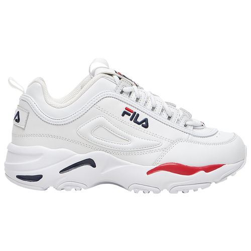 Fila Womens Fila Disruptor II X Ray Tracer - Womens Shoes White/Navy/Red Size 09.5