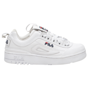 Fila Womens Fila Disruptor II x FX-100 Lux - Womens Shoes White/Navy/Red Size 06.0