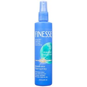 Finesse Finish + Strengthen Maximum Hold Hairspray-Non Aerosol - 8.5 fl oz