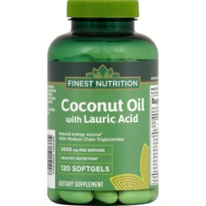 Finest Nutrition Coconut Oil, Softgels - 120.0 ea