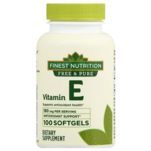 Finest Nutrition Free & Pure Vitamin E 400 IU Softgels - 100.0 ea