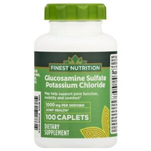 Finest Nutrition Glucosamine Sulfate Potassium Sorbate Caplets - 100.0 ea