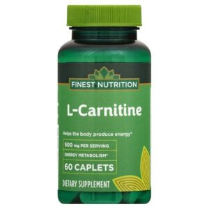 Finest Nutrition L-Carnitine 500 mg Dietary Supplement Tablets - 60.0 ea