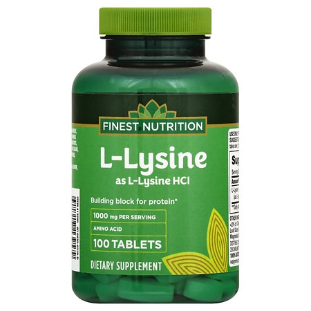 Finest Nutrition L-Lysine 1000 mg Dietary Supplement Tablets - 100.0 ea