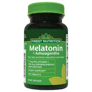 Finest Nutrition Melatonin + Ashwagandha - 90.0 ea