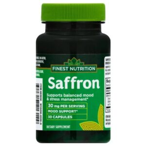 Finest Nutrition Saffron Mood Support 30MG Capsules - 30.0 ea