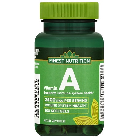 Finest Nutrition Vitamin A 2400 mcg Softgels - 100.0 ea